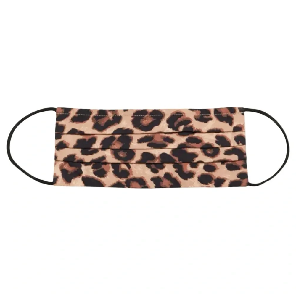Set of 2 NWT VERONICA BEARD Reusable Cotton Leopard Print Face Masks Coverings